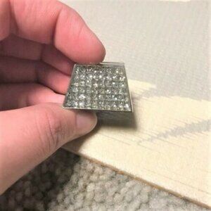 ELEGANT RHINESTONE WEDDING TABLE CARD No. HOLDERS
